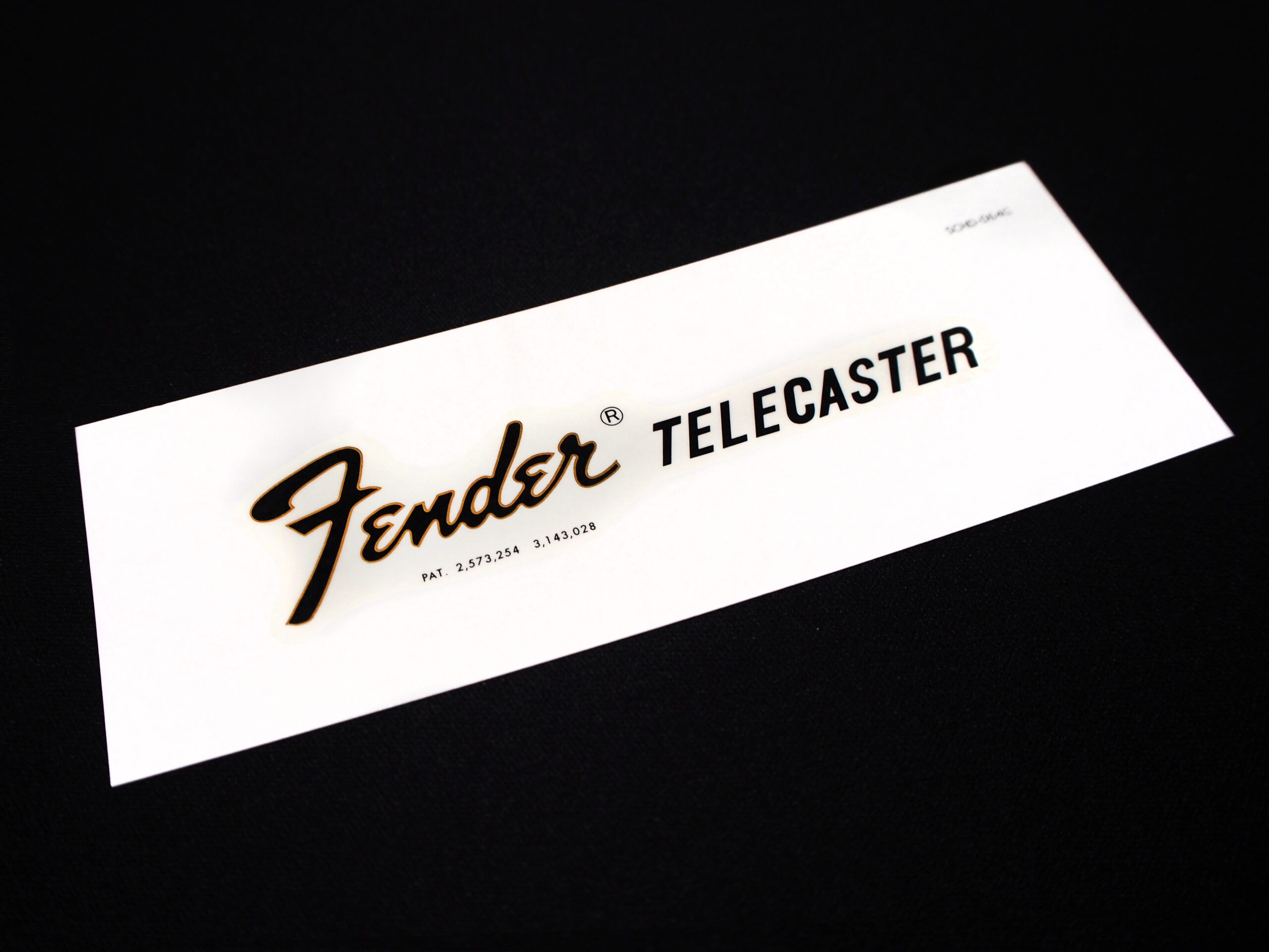 SCHD-064G◆TELECASTER 1968 2PAT modern Logo decal 