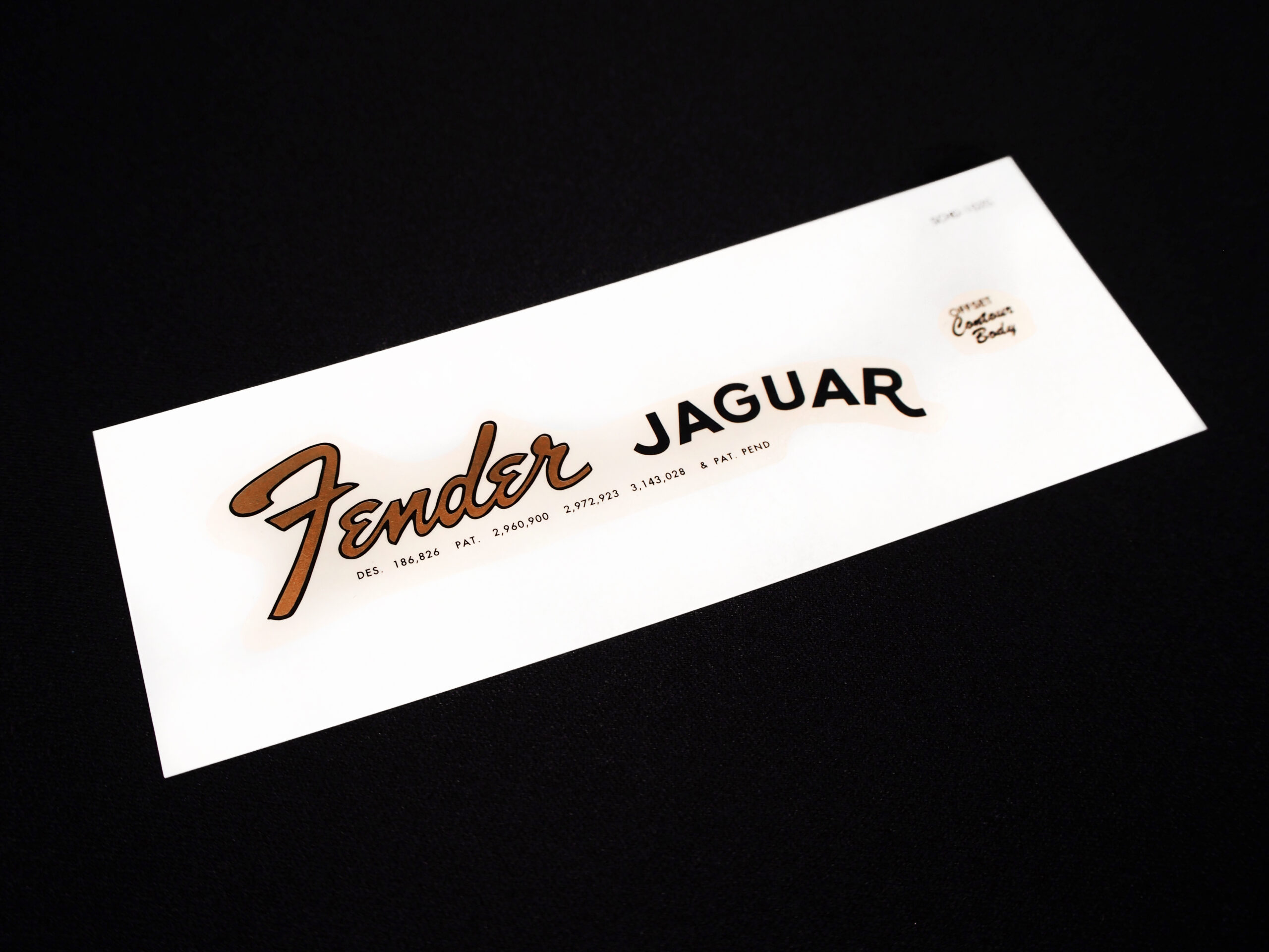 SCHD-102G◆JAGUAR 1965 1DES3PAT tiger Logo decal 