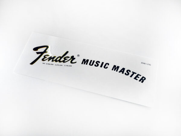 SCHD-123G FENDER MUSICMASTER フェンダーミュージックマスター 1968 3PAT ロゴデカール