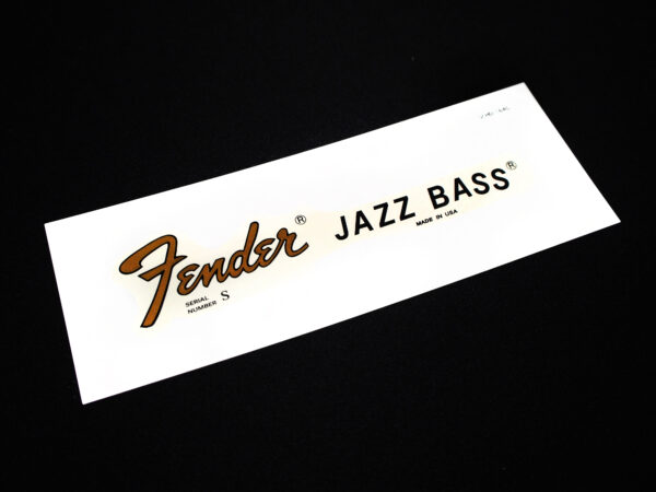 SCHD-164G JAZZ BASS 1976 Ssirial decal