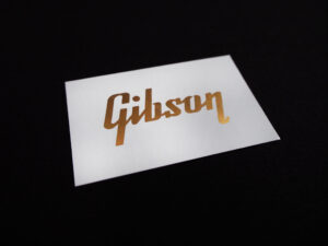 SCHD-141G GIBSON typeface-CLASSIC gold decal