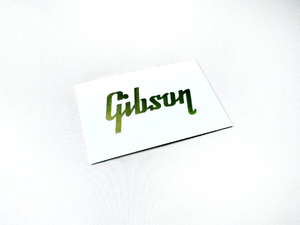 SCHD-142G GIBSON typeface-GIBSON ギブソン ロゴgold デカール