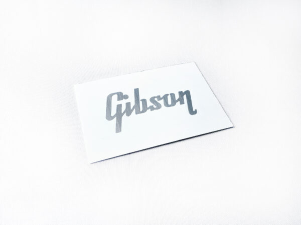 SCHD-143S GIBSON typeface-GIBSON ギブソン ロゴsilver デカール